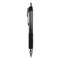 Uni-Ball 207 Plus+ Gel Pen, Retractable, Medium 0.7 mm, Blue Ink, Black Barrel, Dozen